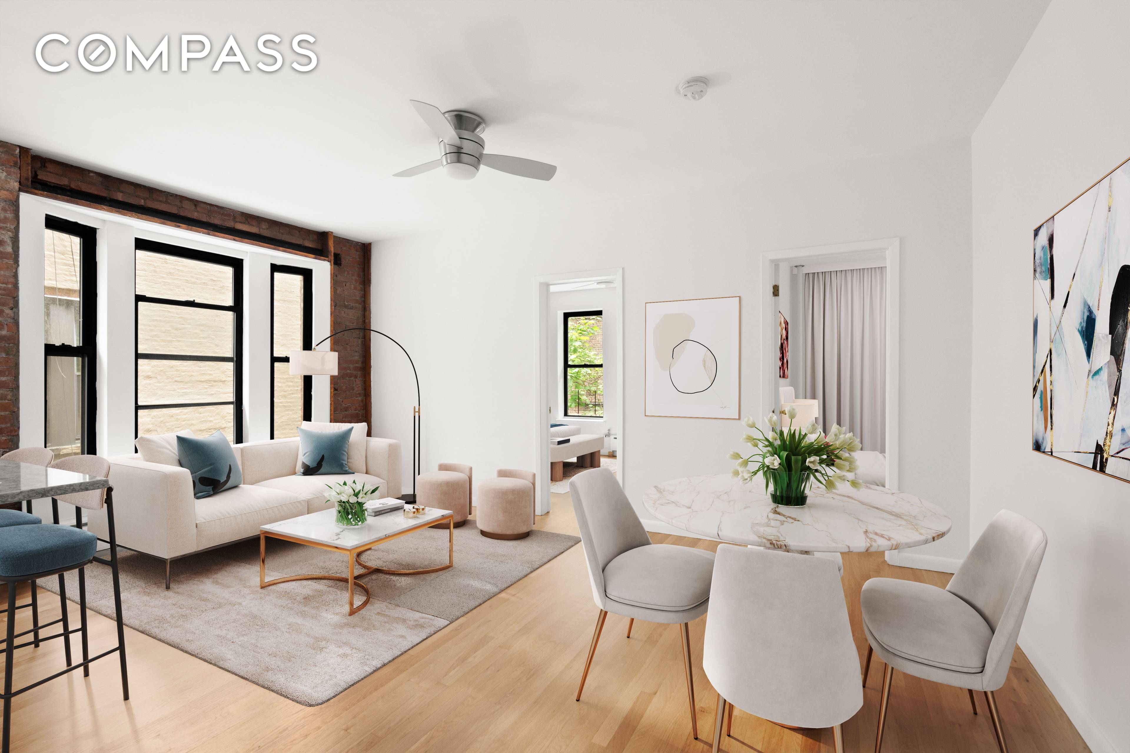 Welcome to Unit 10 at 436 Sterling Place, a beautifully renovated two bedroom co op in the heart of Prospect Heights.