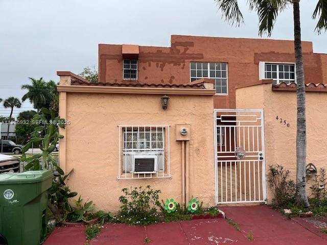 Beautiful corner townhome in Hialeah, The property features 3 bedrooms and 2 complete bathrooms over 1, 250sqft of living area.