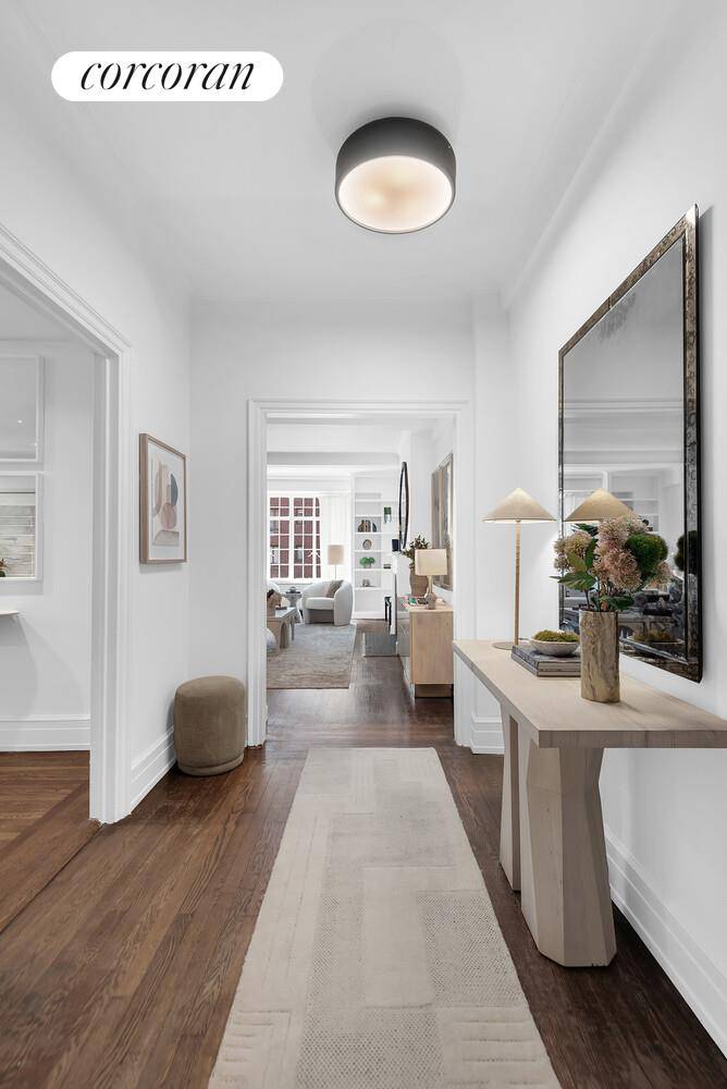 Apartment 6B is a stunning prewar classic six room 2 bedrooms, 3 baths residence that exudes timeless elegance and charm.