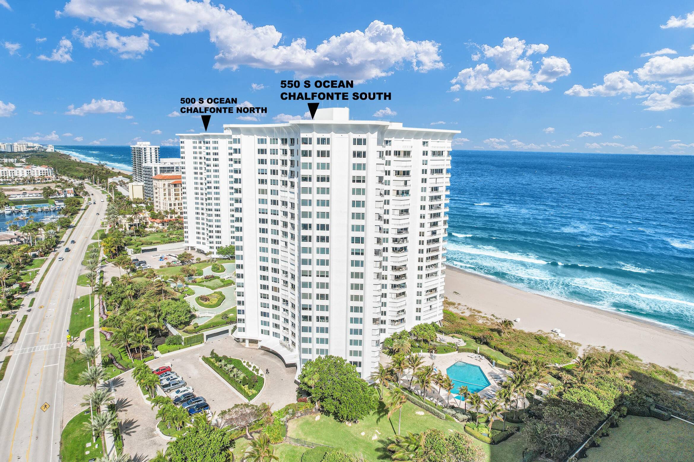 Contemporary 2 bed, 2 bath condo on the 17th floor offers panoramic ocean and intracoastal views from every nook.