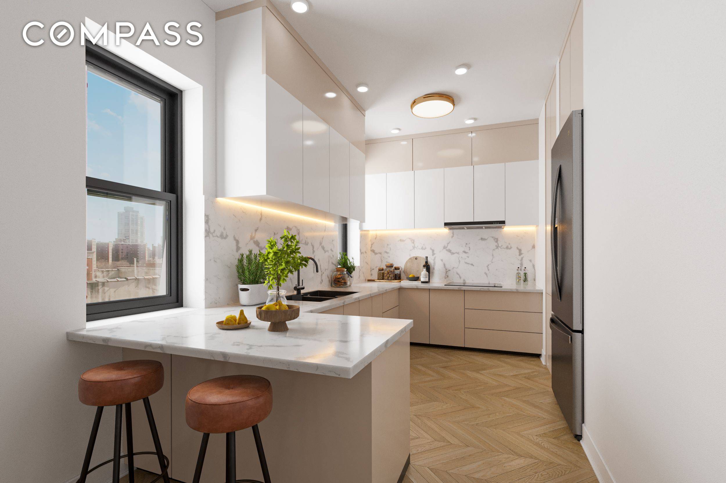 Please note All photos are renderings using accurate room dimensions and actual views.