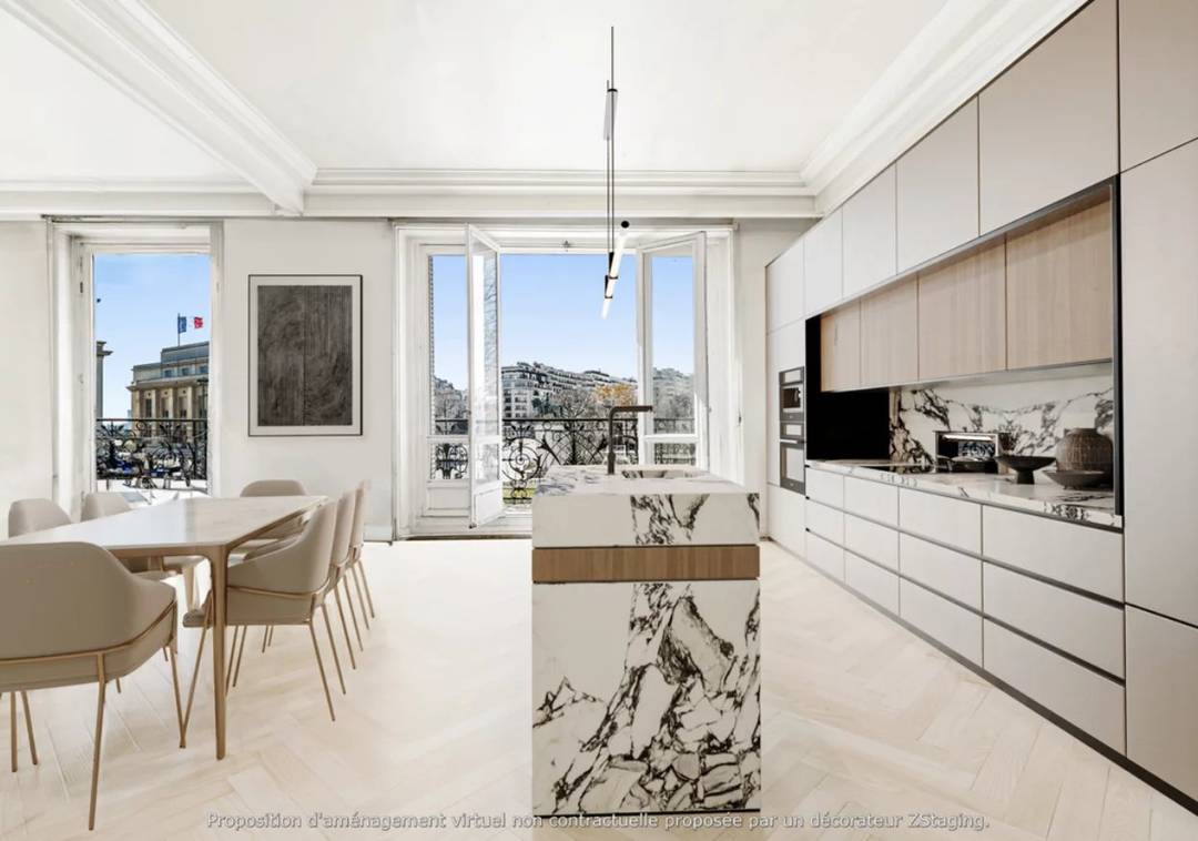 Luxurious Chaillot Apartment with Eiffel Views