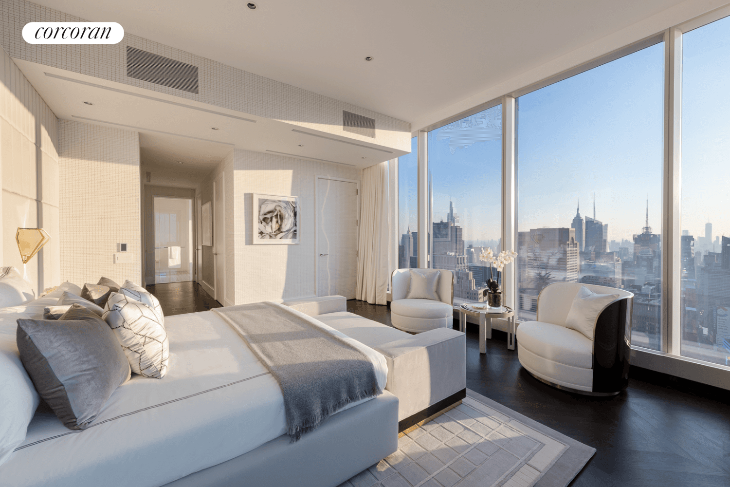 Reside over 550' above New York City in this residence at Central Park Tower.