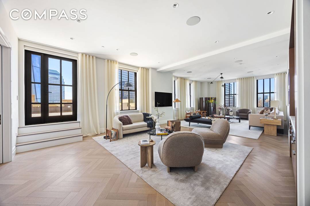 Sprawling 5 Bedroom Residence with Hudson River Views and Expansive Terrace Residence 21AD at 100 Barclay Street is a custom designed five bedroom, four and a half bathroom home offering ...