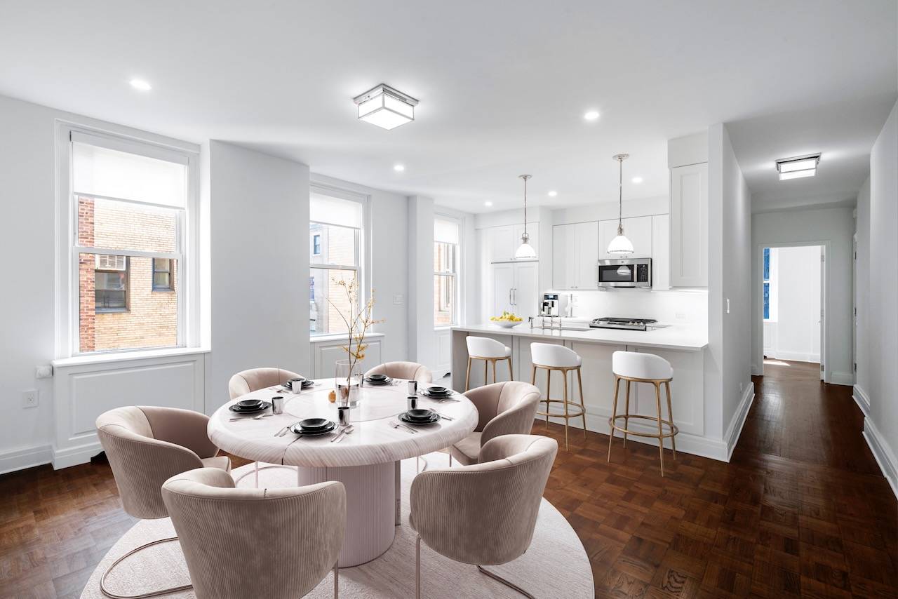 Escape from New York in this newly renovated, floor through 4 bedroom, 3.