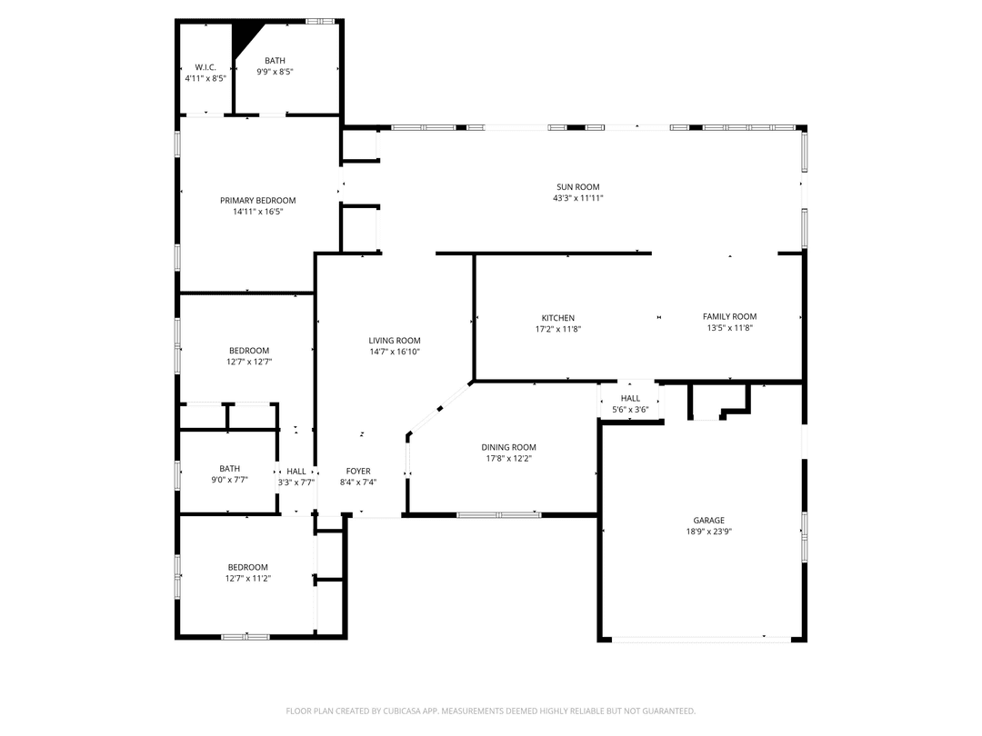 This rare 3 bed 2 bath gem sits on a full acre in a highly desirable area offering privacy and endless potential.