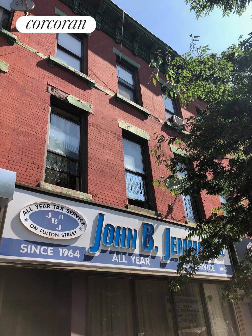 1465 Fulton Street, Brooklyn, NY 11216 Prime Mixed Use Building with Rear Parking Low Taxes Strong Income Upside Positioned in the heart of Bedford Stuyvesant along the highly active Fulton ...