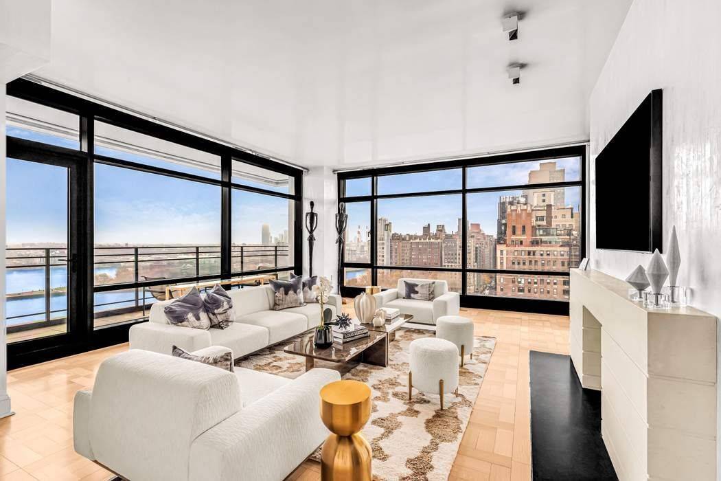 This elegant 8 room condo offers approximately 3, 600 square feet of space, along with breathtaking views of the East River, Carl Schurz Park, and the city skyline.