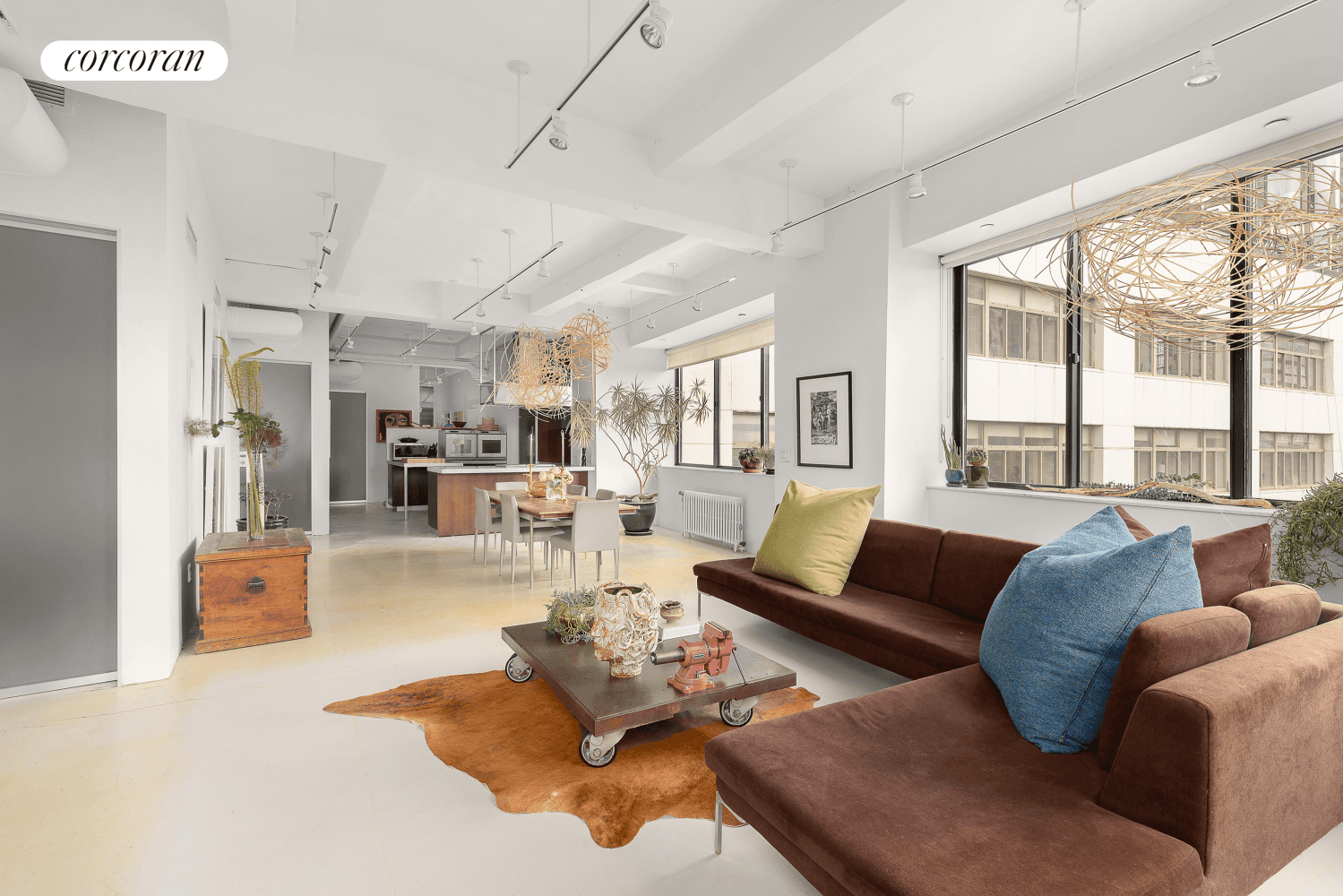 Stunning Full Floor Loft with Sweeping Water Views at 33 Rector Street, 10 Step into refined downtown living at 33 Rector Street, where this expansive, sun drenched full floor loft ...