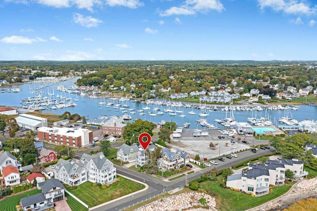 Fort Trumbull colonial coastal charmer with panoramic views of Long Island sound.