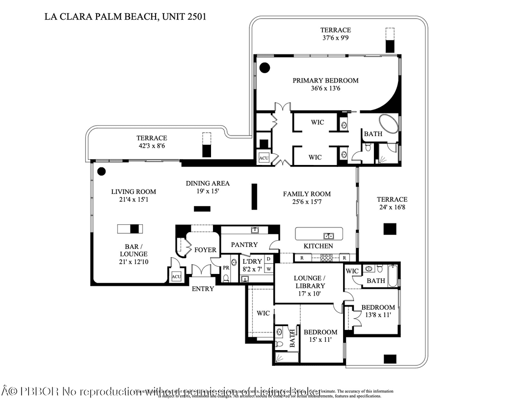 Perched high above S Flagler Drive, waterfront Penthouse G at La Clara lives like a house in the sky offering uninterrupted views of the Atlantic Ocean, Palm Beach Island, Intracoastal, ...