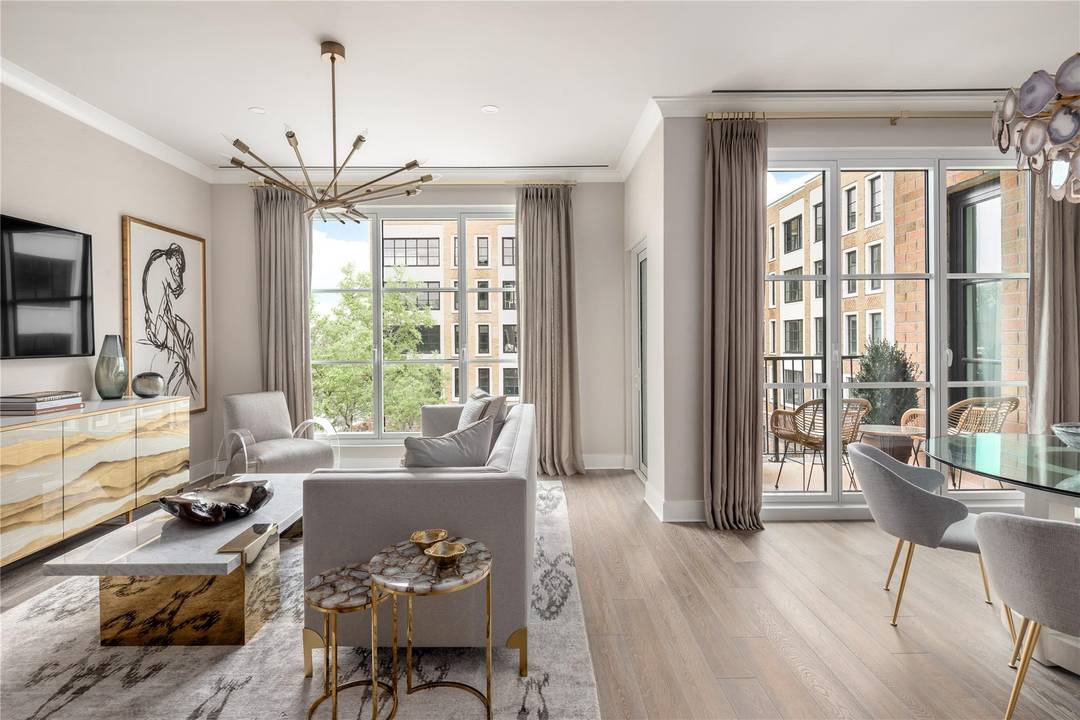 Nestled on 56 acres of waterfront, an exquisite one bedroom with 1.