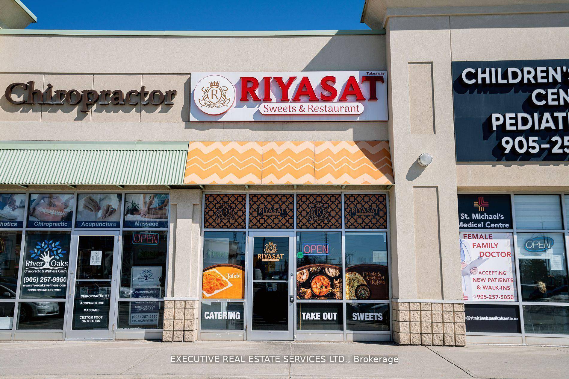 Exclusive Opportunity to Own a Food Business in a Prime Oakville Plaza !