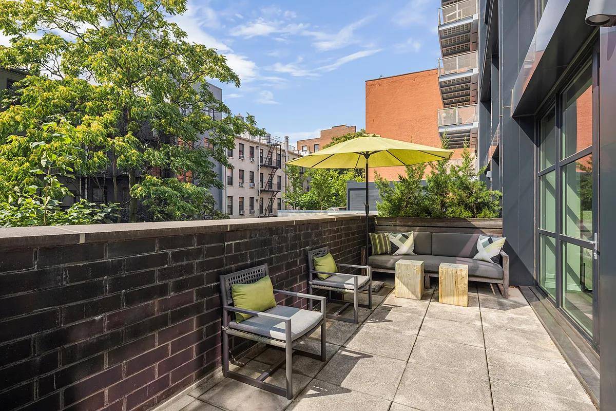 Welcome to this Unique, Quiet amp ; Sunflooded 1 Bedroom Condominium in a Doorman Building with PRIVATE outdoor in Nolita.