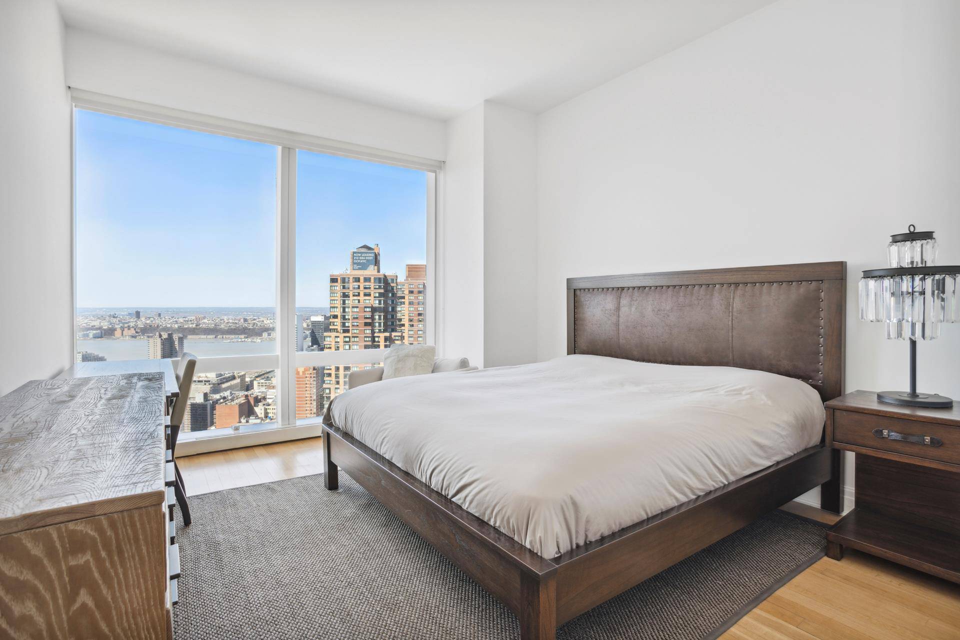 Spectacular Panoramic Hudson River View amp ; City Views provide you with amazing magical light from every floor to ceiling wall window.