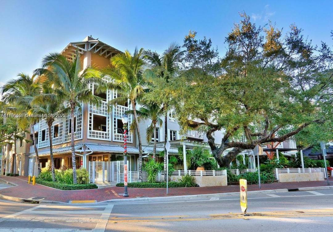 In the heart of Coconut Grove in unique Zyscovich designed boutique condo building with full amenities.