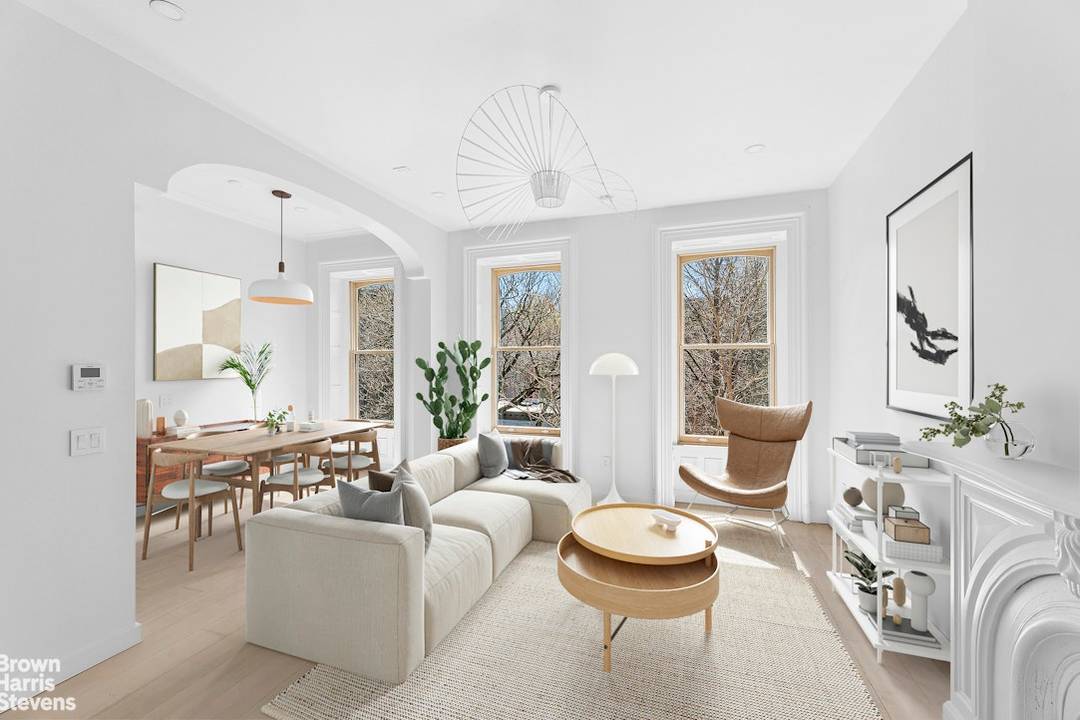 Enter a beautifully proportioned two bedroom with the clean lines of new construction and the soul of a 19th century brownstone.