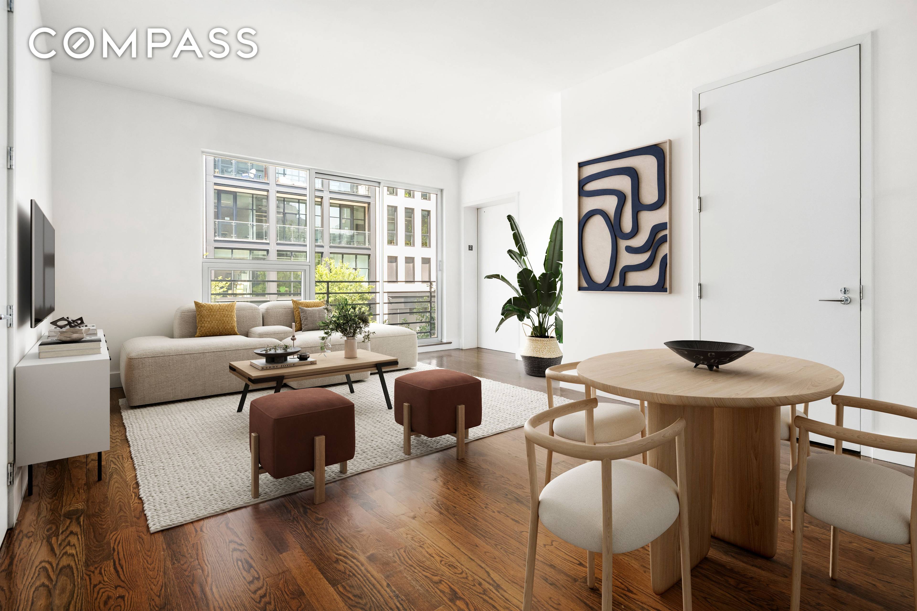 Welcome to this two bedroom, two bathroom condo ideally located near McCarren Park on the Northside of Williamsburg.