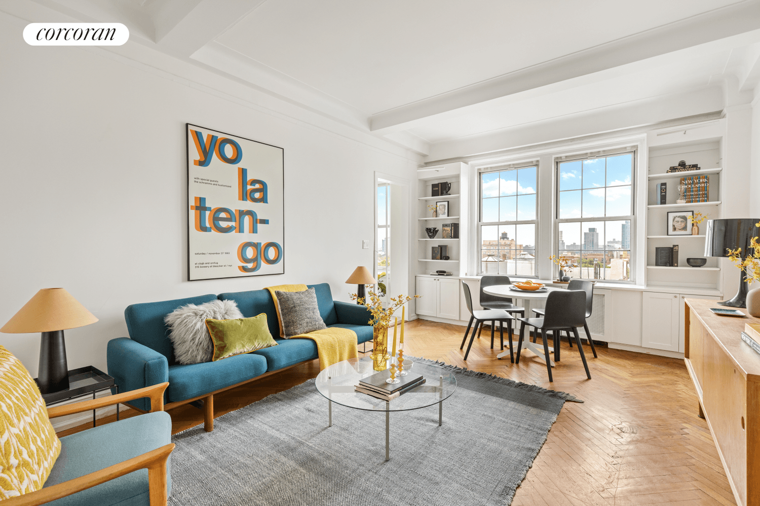 This sparkling two bedroom one bath apartment checks all your boxes.