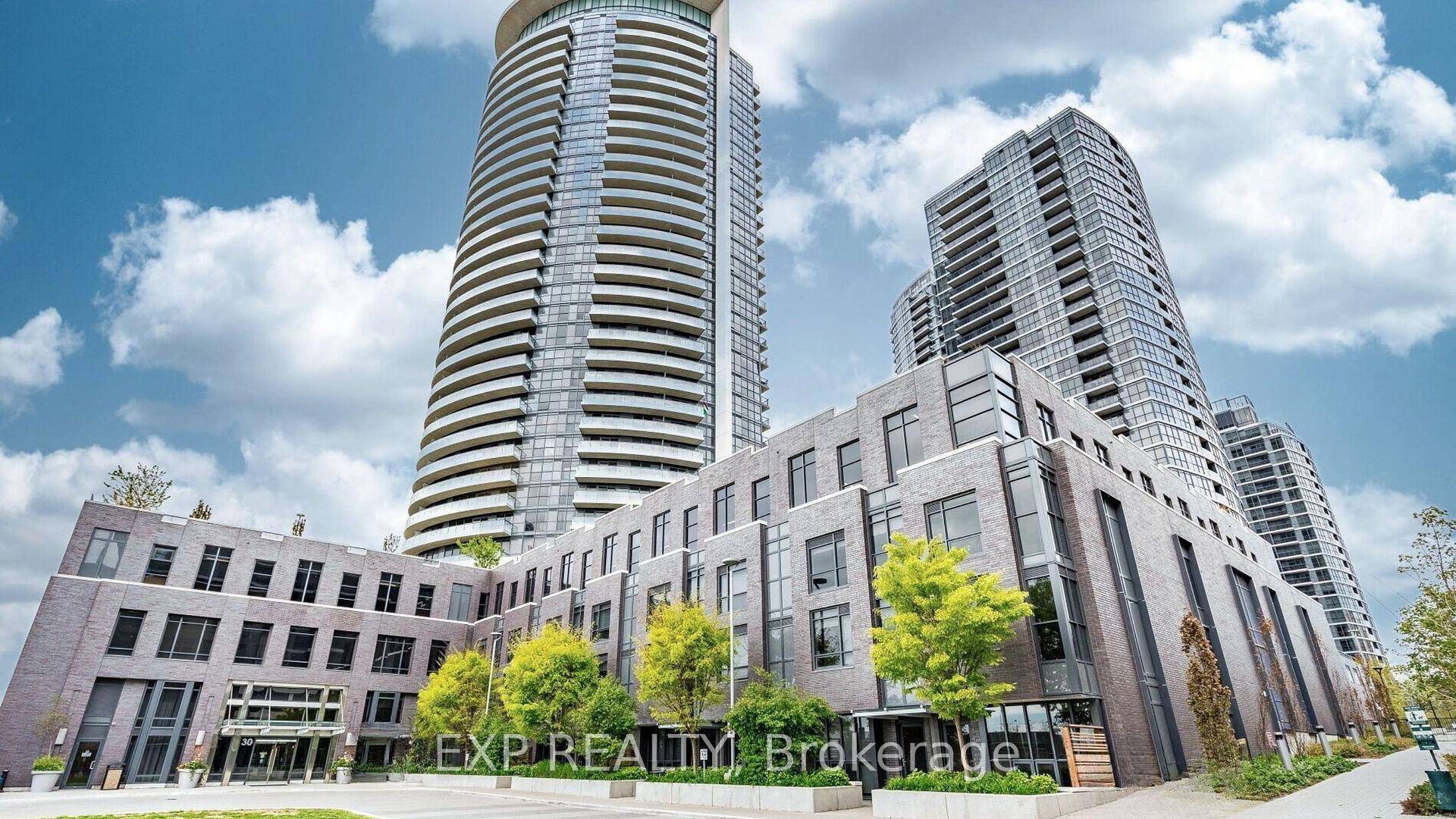 Luxurious 2 bed, 2 bath condo with 9' 0 Ceilings, stylish features like floor to ceiling windows, laminate floors and stainless steel appliances in the modern kitchen.