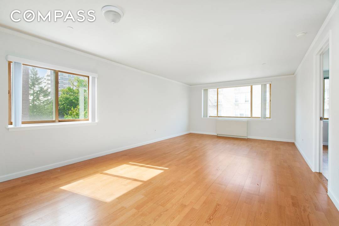 This sun filled, corner 3 bedroom, 2 bath home checks a lot of boxes parking, in unit laundry, a private balcony, and extra storage, all in a quiet Riverdale boutique ...