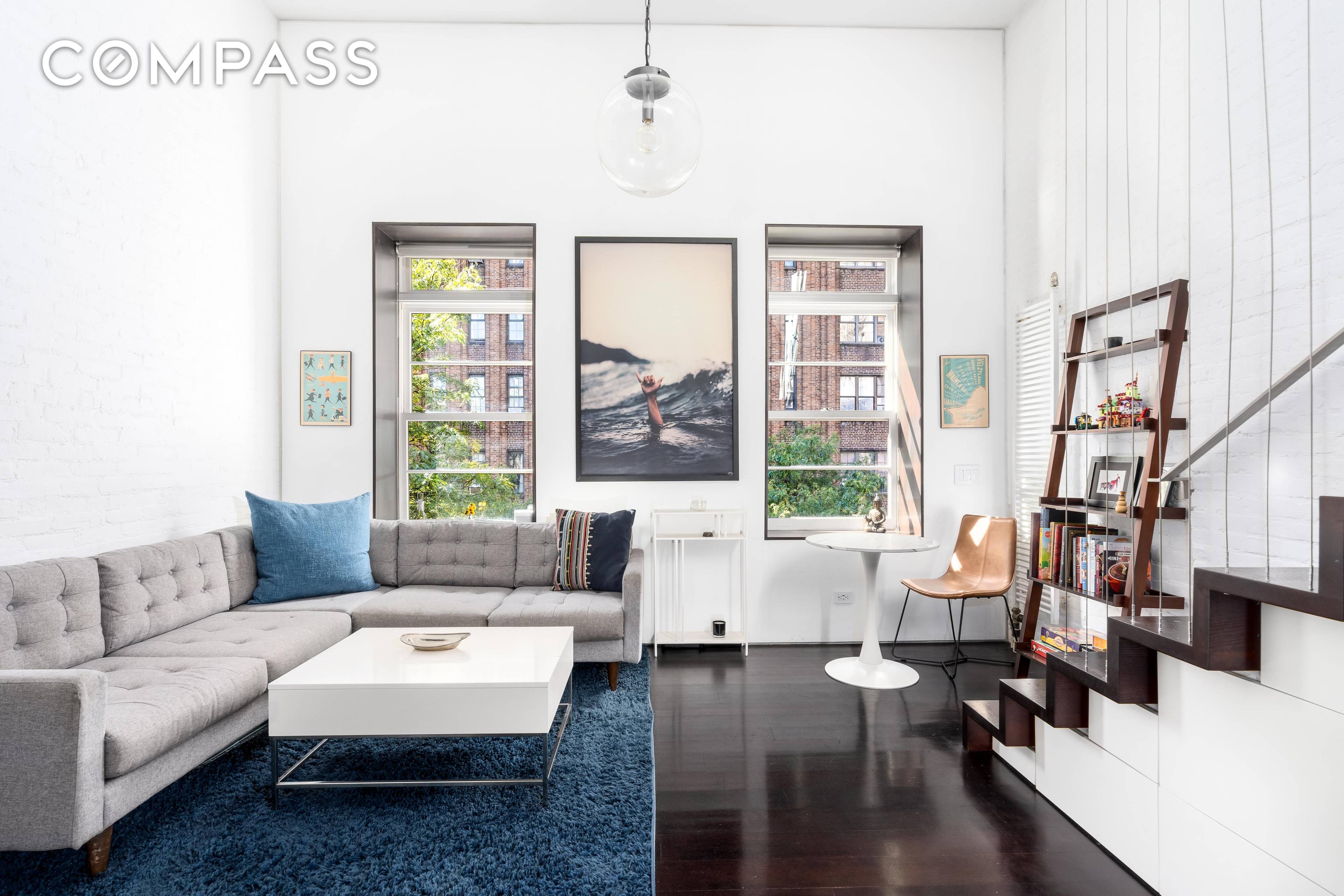 Modern amp ; Chic one bedroom offers fabulous private outdoor space.