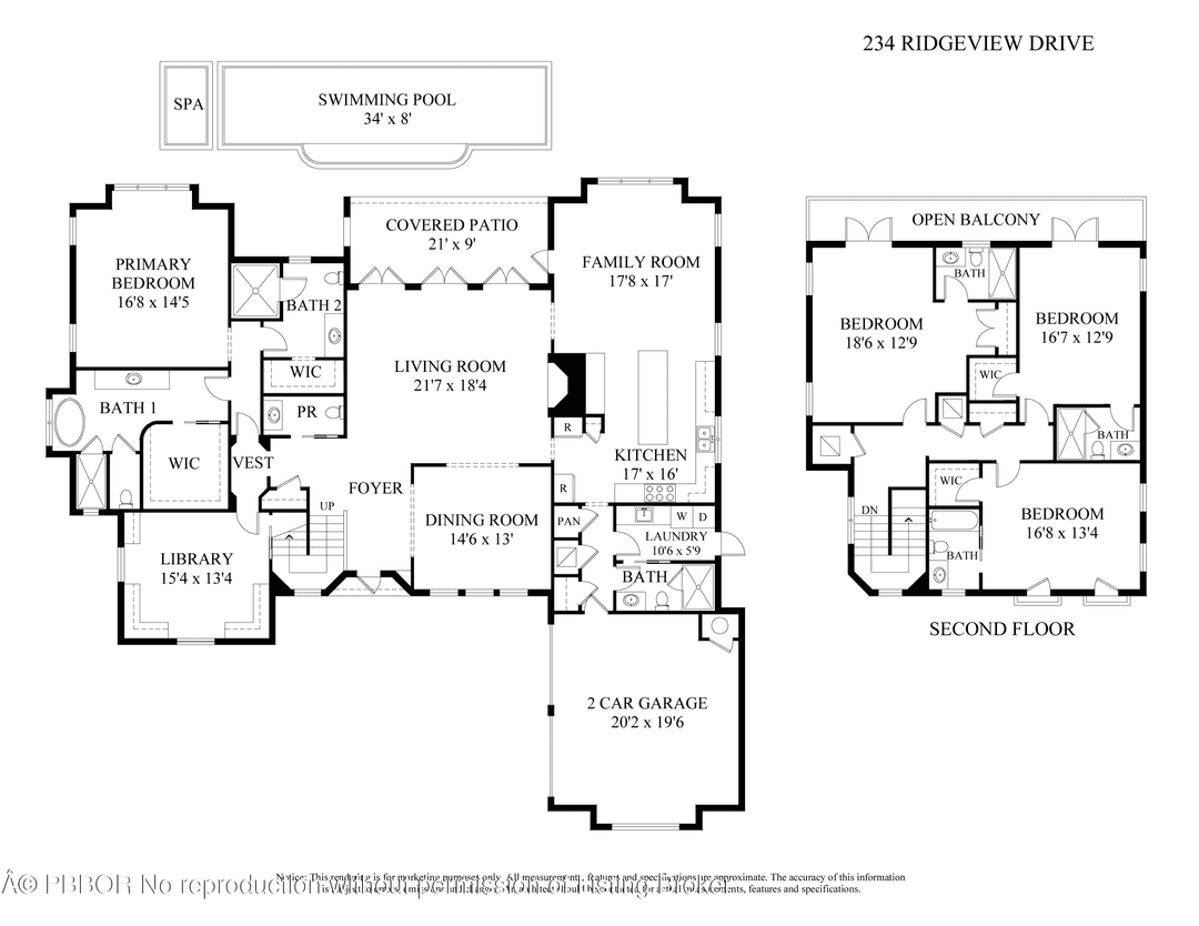 Dreamy Mediterranean style residence with easy ocean access amp ; Lake Trail access at the east amp ; west ends of the street.