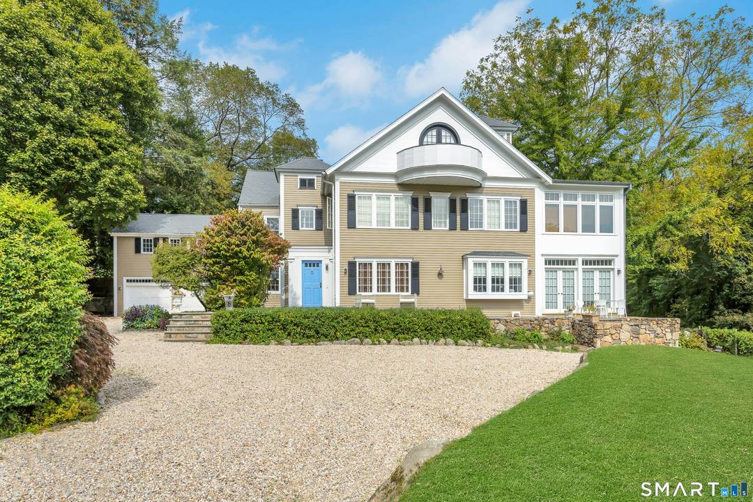 This restored, 6, 100 sf expanded 18th century antique commands a view of its 1.