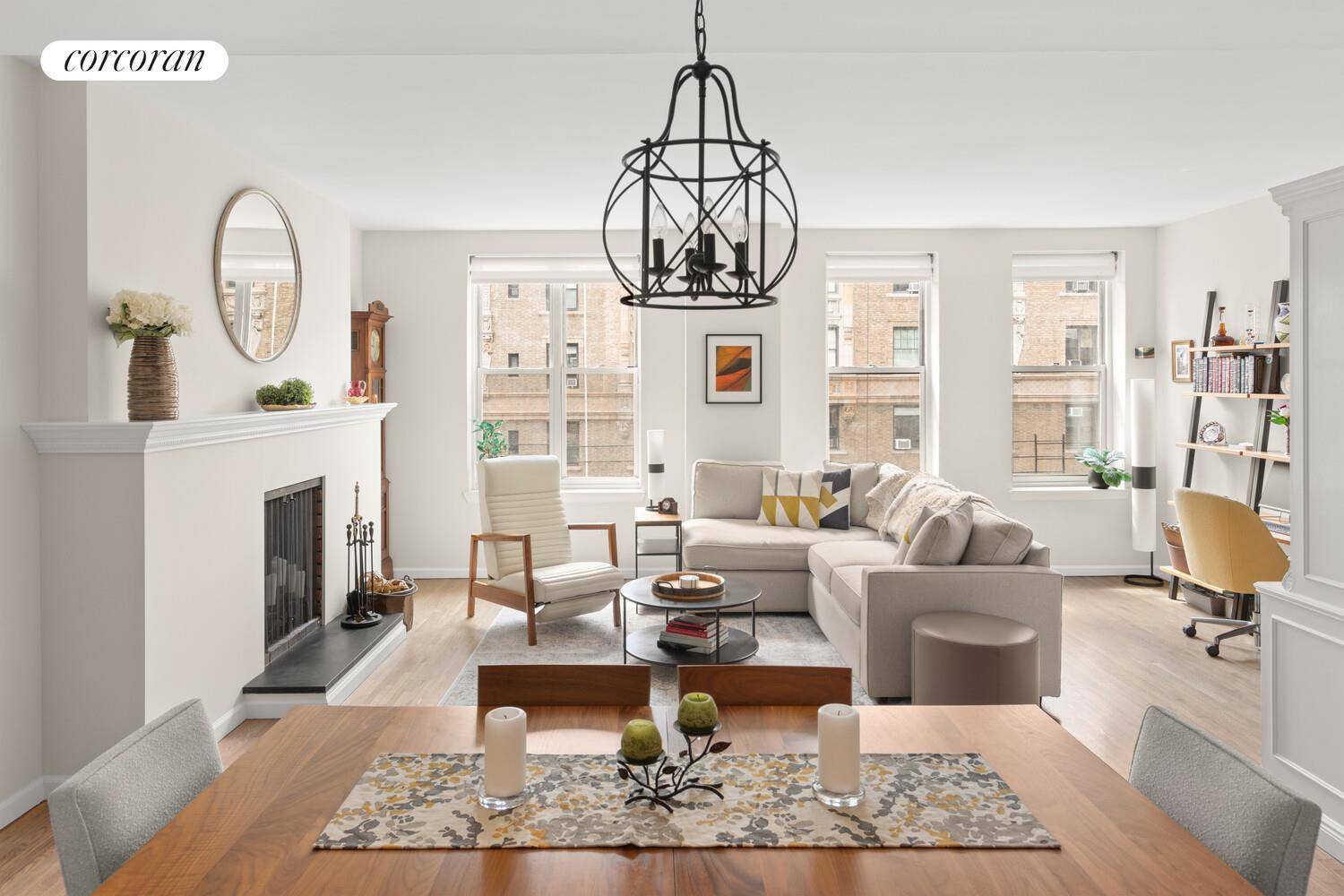 Move right into this elegant and sun drenched 2 bedroom, 1.