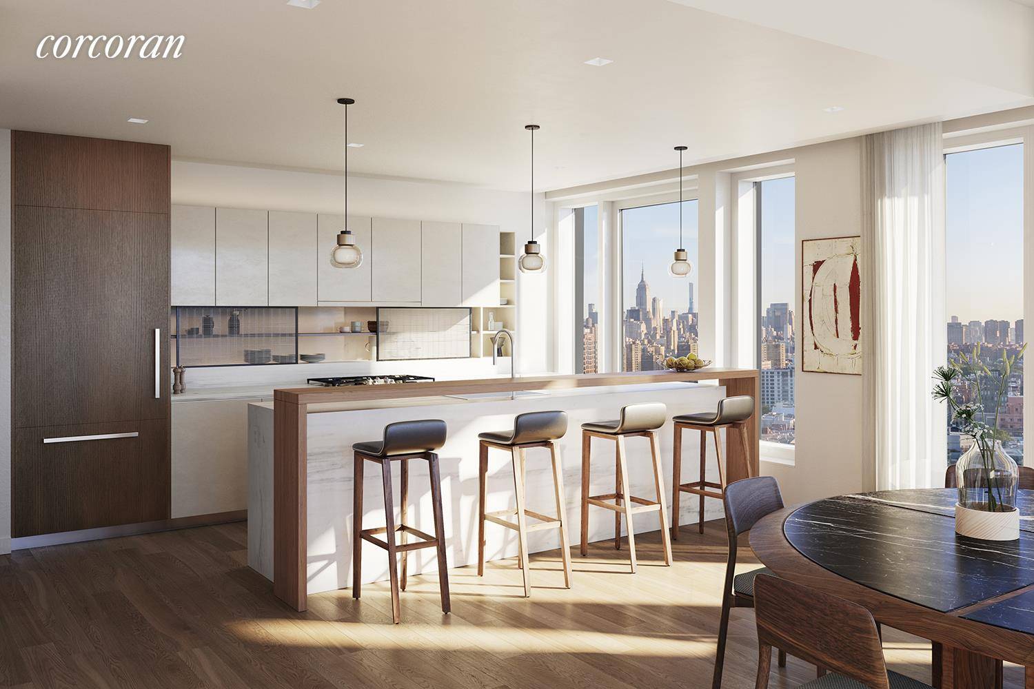 IMMINENT OCCUPANCY NORTHEAST CORNER POSITION 3 BED 3 BATH WITH MIDTOWN AND WILLIAMSBURG BRIDGE VIEWSSitting at the heart of this authentic and historic New York neighborhood One Essex Crossing is ...