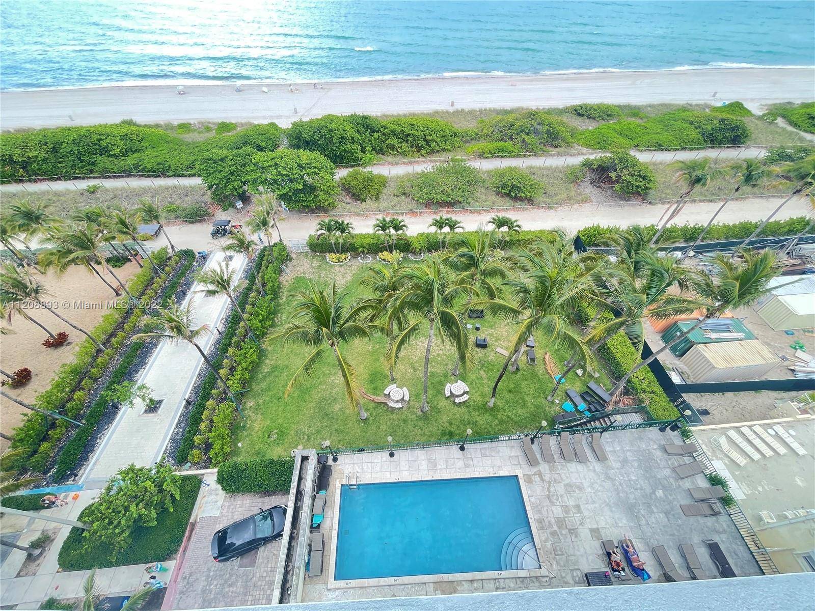 Best floor plan in the building with direct ocean view.