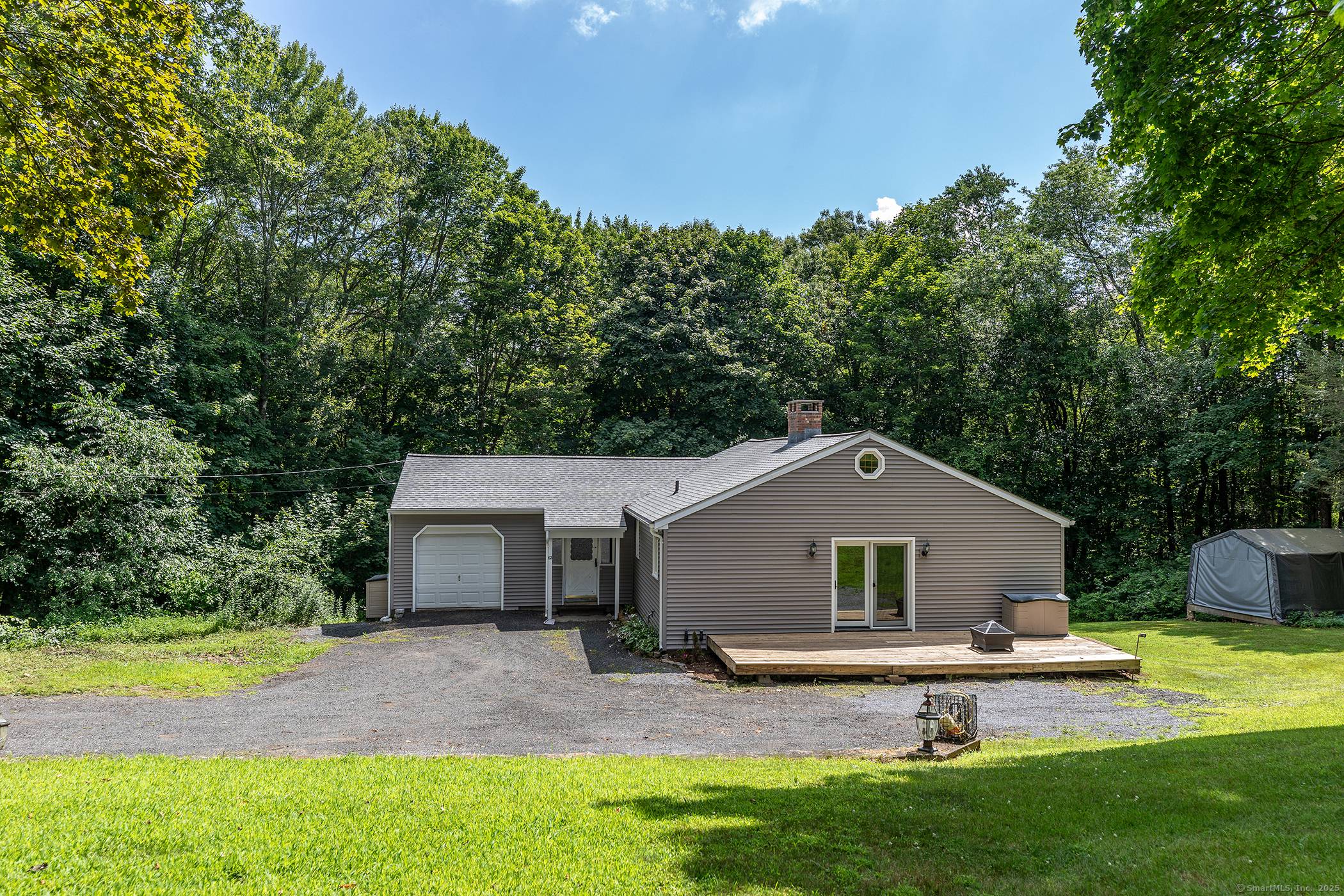 Down a pretty driveway in the charming town of Bethlehem, you will find a comfortable and private ranch to make your own.