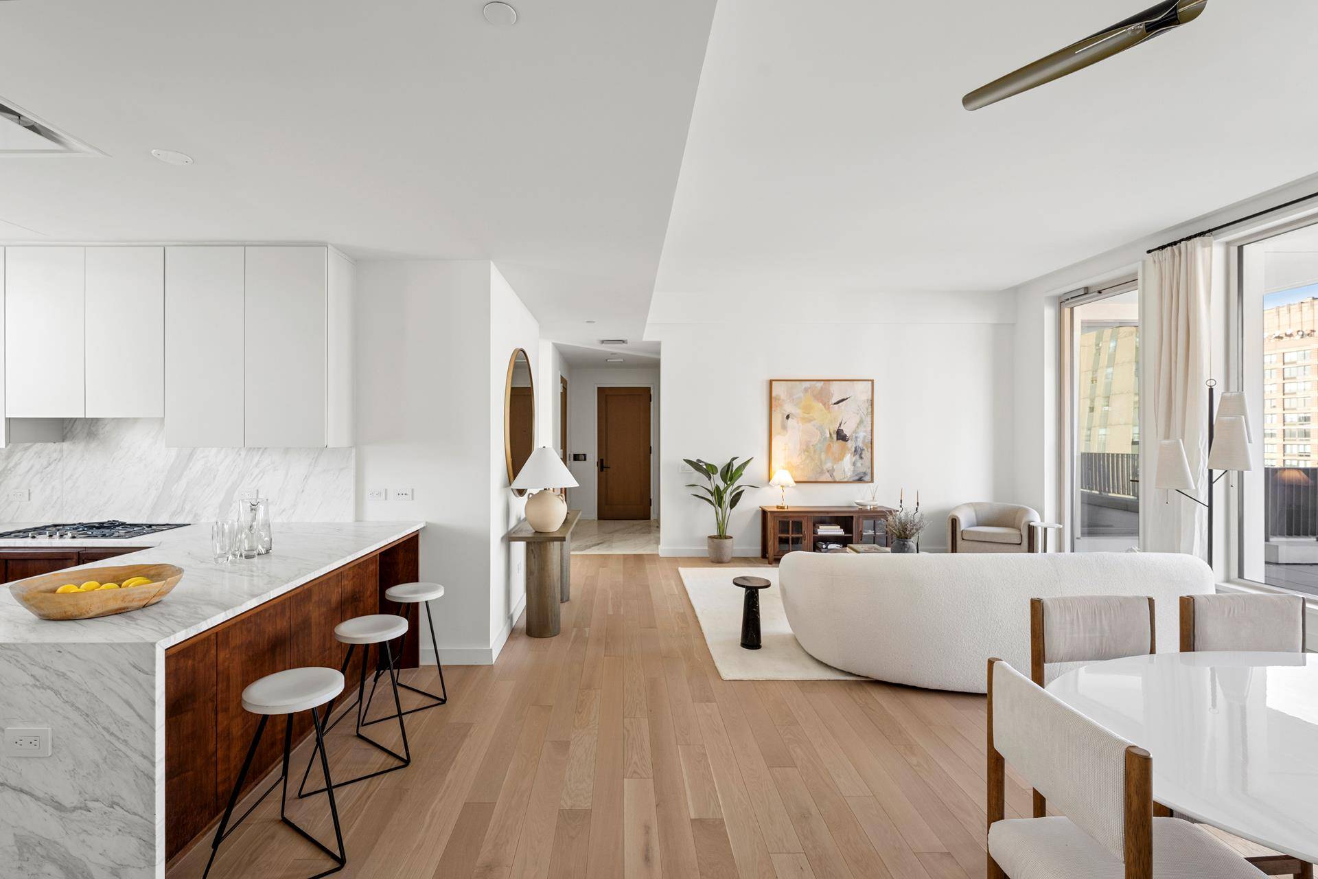 Presenting Residence 12. This spectacular full floor residence boasts 2, 586 SF of exceptional interior square footage with 421 square feet of private outdoor space.