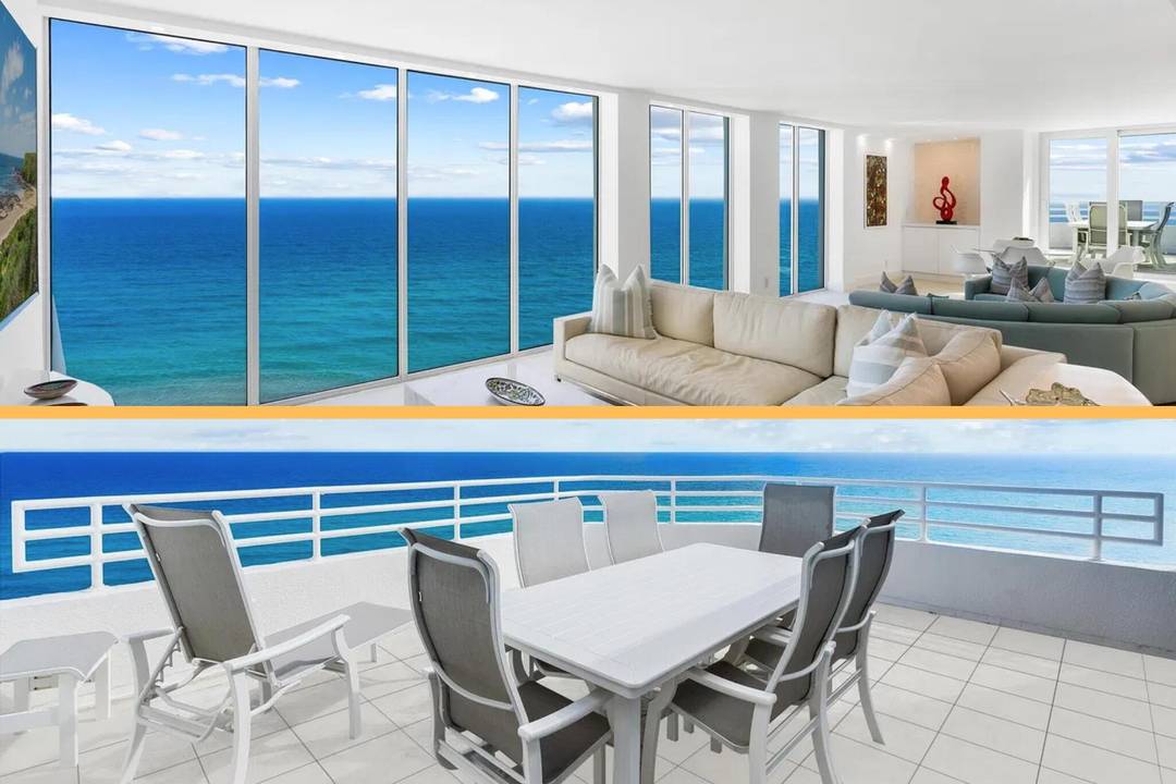 This is truly a special, oceanfront, SE, rooftop Penthouse featuring long views of the Ocean, coastline, beach and sandbars.