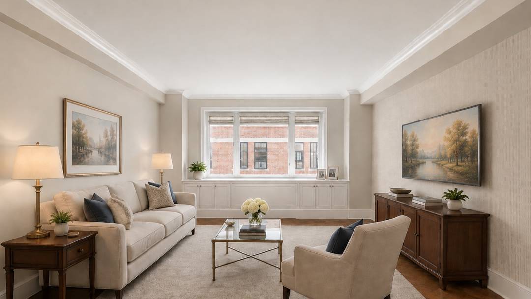 Experience classic Park Avenue living in this turnkey one bedroom at the prestigious 530 Park Avenue Condominium.