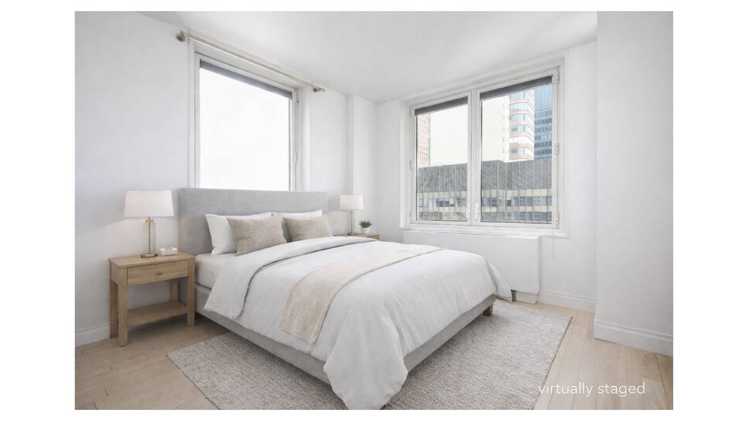 Beautiful 1 bedroom Corner apartment with private Balcony features a designer chef's kitchen with granite countertops, superior stainless appliances and beautiful custom cabinetry.