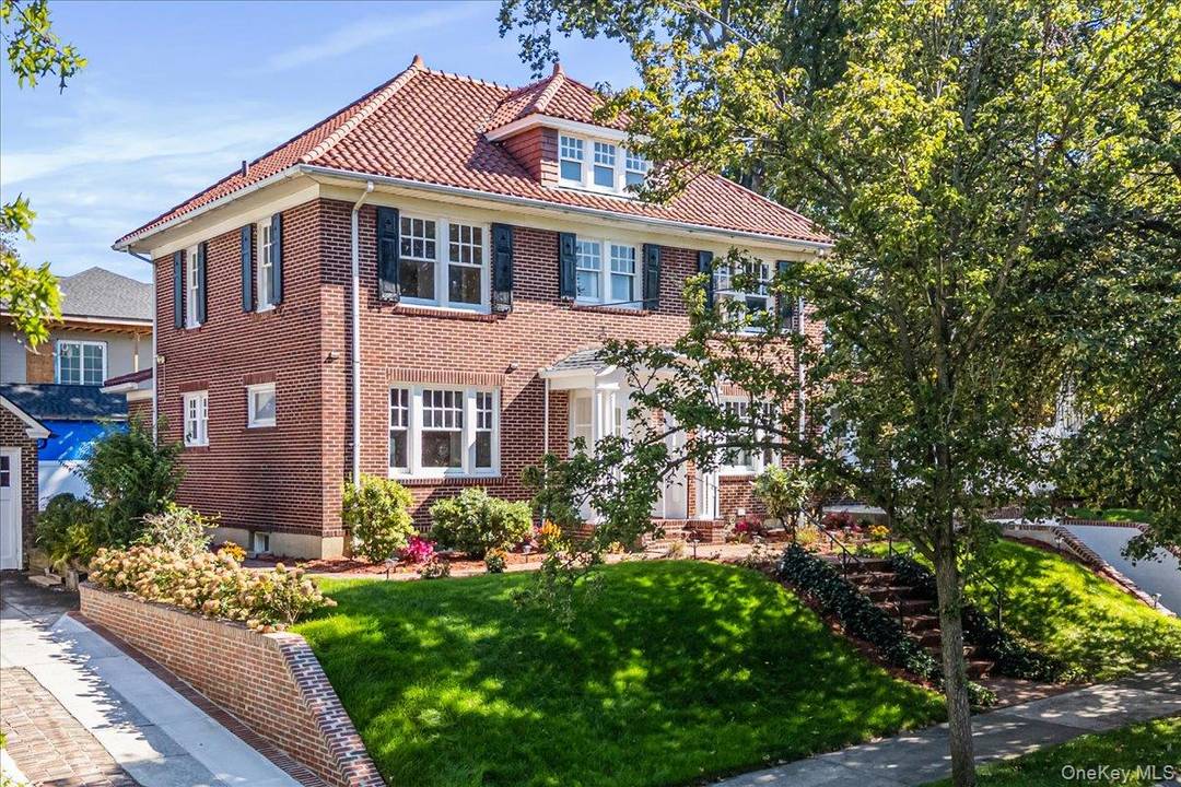 This elegant 1930 Center Hall Colonial spans 2, 855 sq.