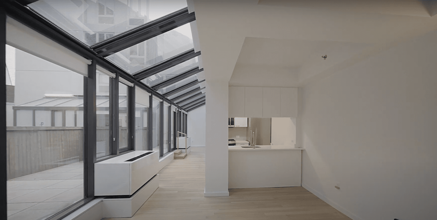 Welcome to Residence 2B at The Highbridge A Rare Indoor Outdoor Studio Retreat This beautifully designed 570 ft studio offers a smart, open layout with three distinct living areas, a ...