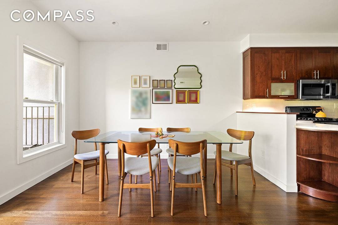 95 Dikeman Street, Unit 2 presents a rare opportunity to own a thoughtfully designed two bedroom, two bathroom residence with exceptional private outdoor space in the heart of Red Hook.