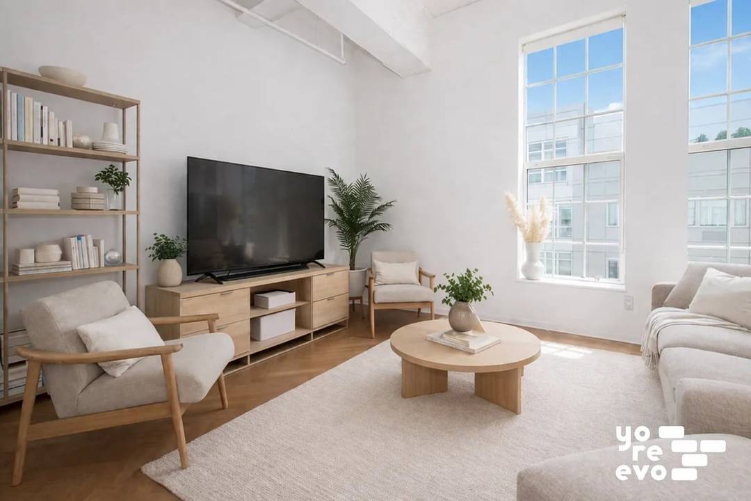 Welcome to apartment D419 at 184 Kent Avenue a one bedroom home with a separate office or guest room in one of Williamsburgs premier waterfront buildings.