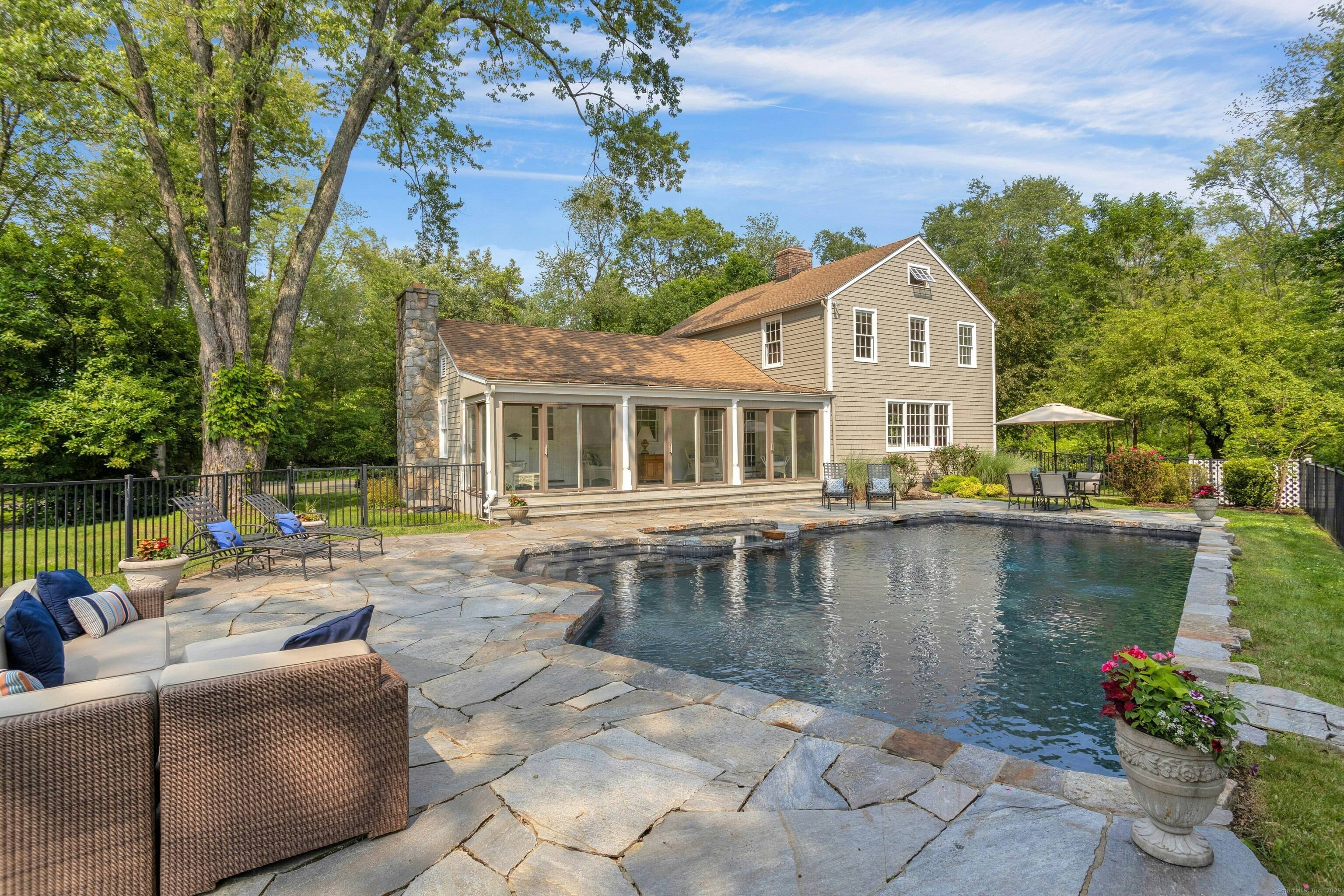Timeless elegance in Westport's prestigious Old Hill.