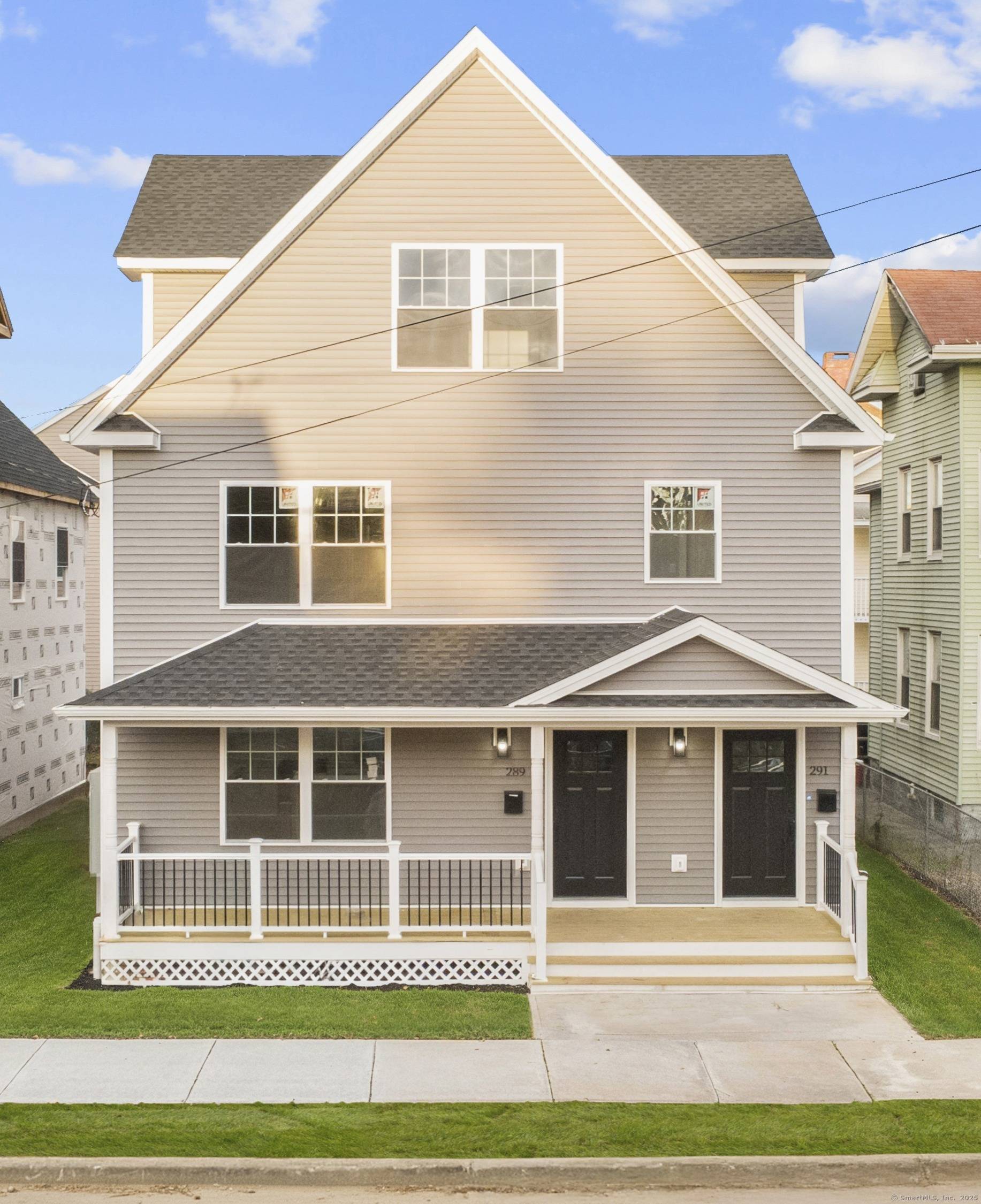 First floor offers 3 bedrooms, 1.