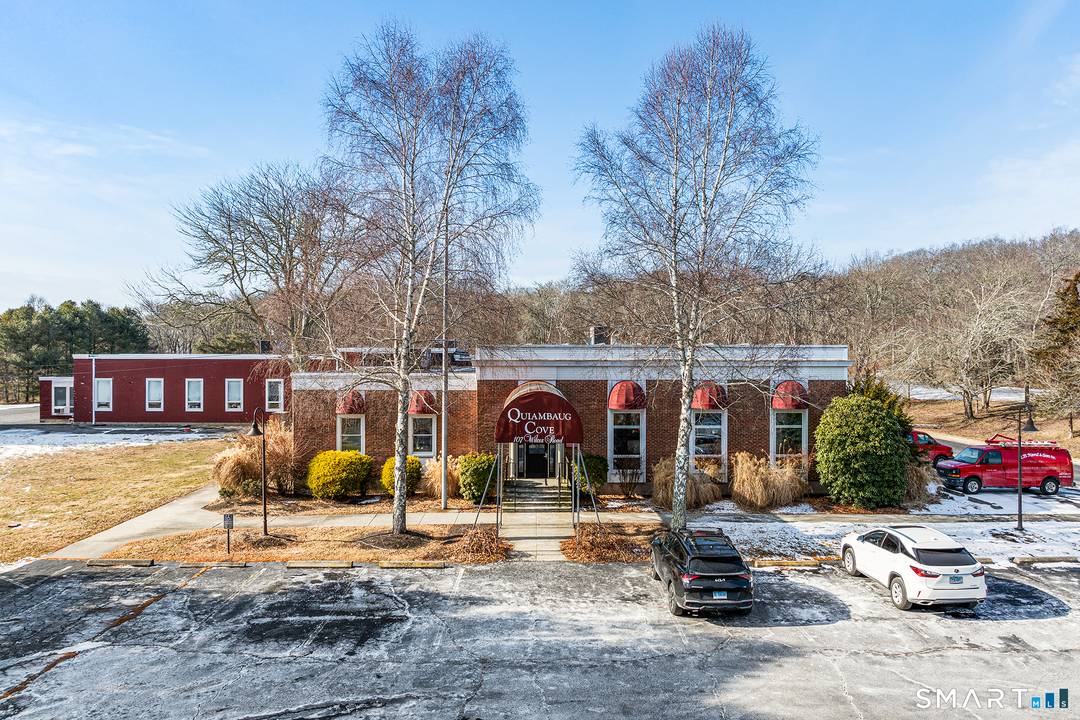 107 Wilcox Road is a well established multi tenant professional office property located within the highly desirable Mystic Stonington shoreline market of Southeastern Connecticut.