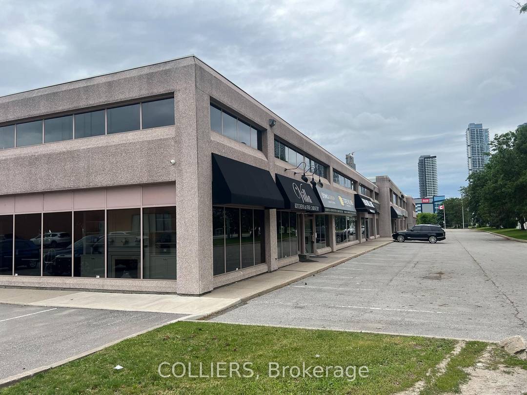 Centrally located Vaughan office condo available for sale on highly visible corner.