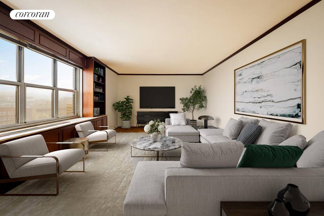 RARELY AVAILABLE 3 BEDROOM AT GRAMERCY PARK TOWERS !