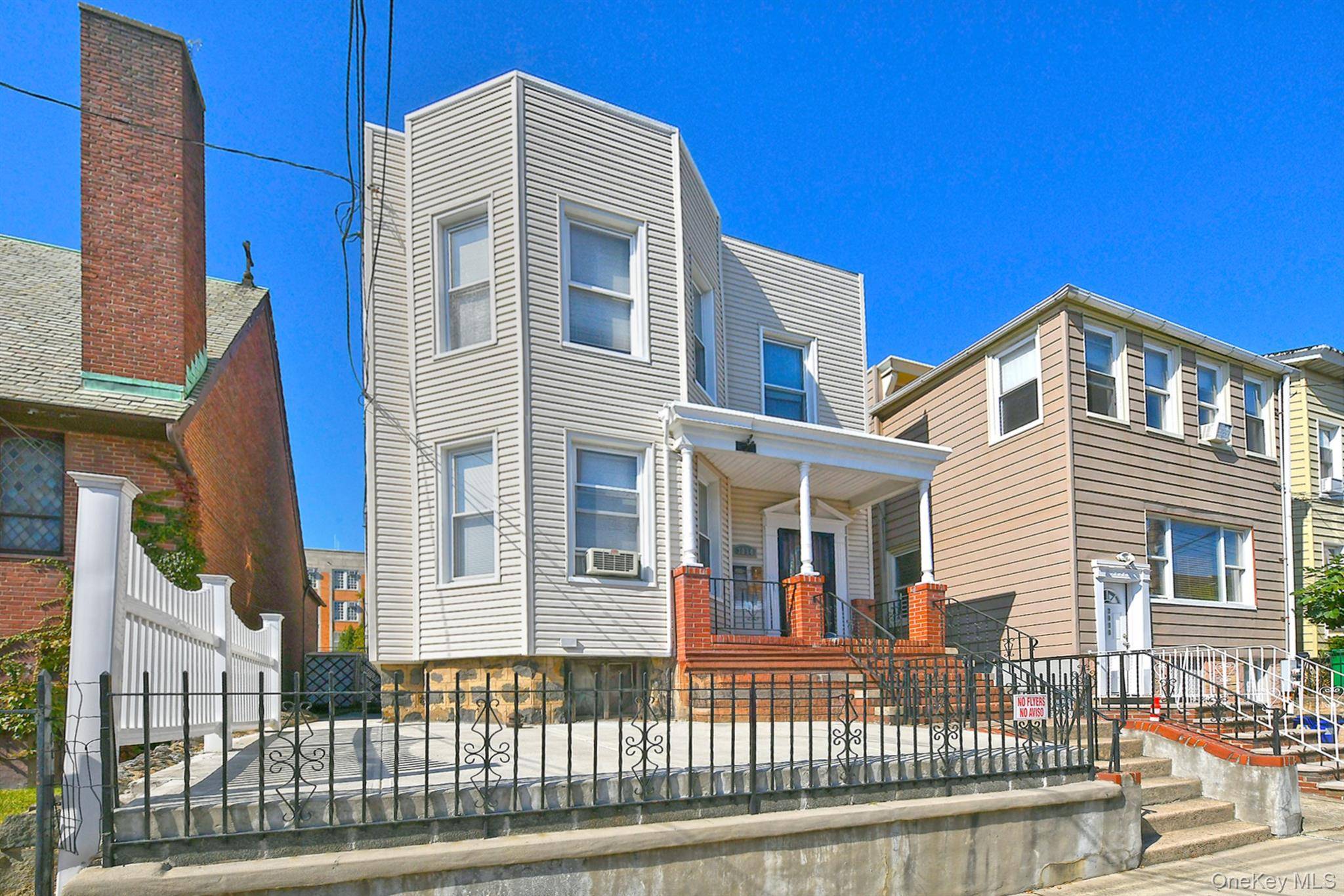 Spacious, fully detached two family home conveniently located close to transportation, and schools, which are blocks away.
