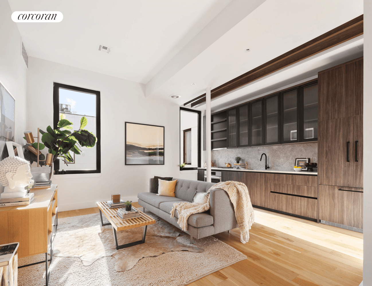 Welcome to unit 2M, the perfect 2 bed, 2 bath home with a sweet terrace located in the 10 Quincy Street Salvation Lofts, a rare and architecturally captivating condo loft ...