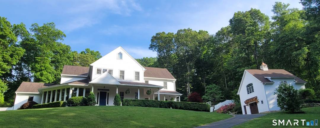 Nestled on three private acres in highly sought after Redding, Connecticut, with a private backyard gate entering directly into Topstone Park, this exceptional property offers a lifestyle defined by tranquility, ...