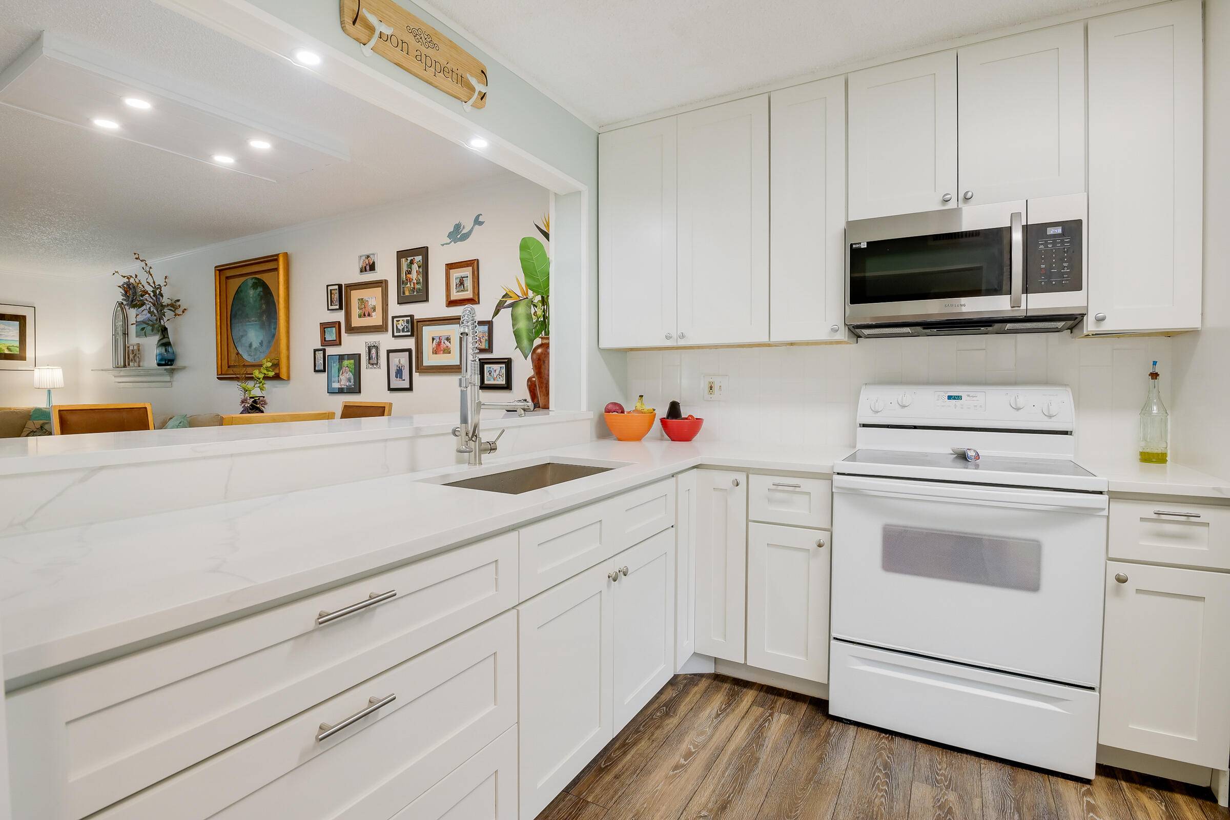 Price Reduced First Floor End Apartment in 2 story building.