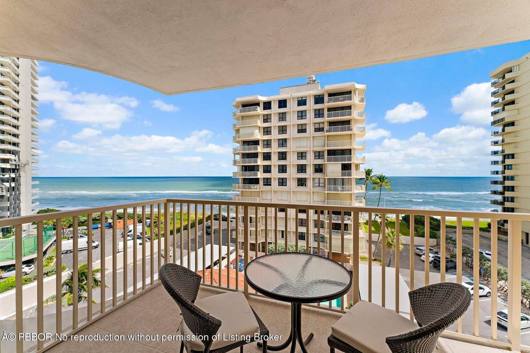 Beautifully renovated 2 bedroom, 2 bath corner condo on Singer Island offering stunning ocean and Intracoastal views.